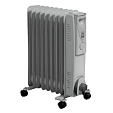 Daewoo HEA1141GE 2000W Oil Filled Radiator - White