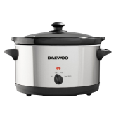 Daewoo SDA1788GE 6.5L Slow Cooker Stainless Steel