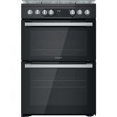Hotpoint HDM67G9C2CSB/UK Dual Fuel Double Cooker - Black