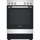 Hotpoint HS67V5KHX Freestanding Electric Cooker - Inox