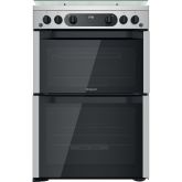 Hotpoint HDM67G0CCX/UK 60cm Double Gas Cooker - Inox