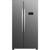 Indesit Push&Go INGF 6441 XP4UK Total No Frost American Fridge Freezer - Inox