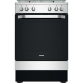 Hotpoint HS67G2PMX/UK Gas Single Cooker - Silver