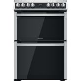 Hotpoint HDM67V8D2CX/UK Electric Double Cooker - Inox