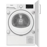 Hotpoint CHK83MWWUK 8kg Integrated Heat Pump Tumble Dryer with PetHairCare - White