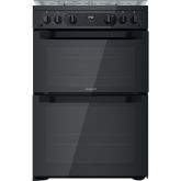 Hotpoint HDM67G0CCB/UK Double Cooker - Black