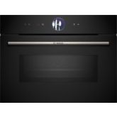 Bosch CMG7761B1B, Built-in compact oven with microwave function