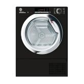 Hoover BATDH7A1TCEB-80 H-DRY 300 PRO Integrated 7kg Heat Pump Tumble Dryer - A+ Energy Rated - Black & Chrome