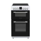 Montpellier MDOC50FW 50cm Double Ceramic Cooker in White