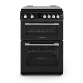 Montpellier MDOG60LK 60cm Double Gas Cooker in Black