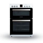 Montpellier MDOI60FW 60cm Induction Double Cooker - White