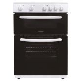 Statesman EDC60W 60cm Double Oven Electric Ceramic Hob Cooker