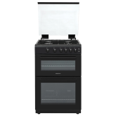 Statesman GDL60B 60cm Gas Double Oven - Black