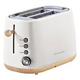 Statesman SKT05090CR 2 Slice Scandi Toaster - Cream