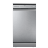 Midea MDWEF1034C(S)-WG-UK 10 Place Setting Freestanding Slimline 45cm Dishwasher - Silver
