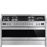 Smeg A5-81 150cm Opera Dual Fuel Range Cooker, Stainless Steel