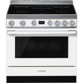 Smeg CPF9IWH 90cm Portofino Electric Range Cooker, White