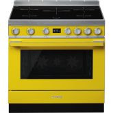 Smeg CPF9IYW 90cm Portofino Electric Range Cooker, Yellow