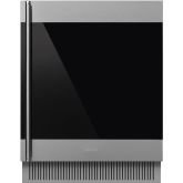 Smeg CVI338RX3 60cm Classic Undercounter Wine Cooler with Right Hand Hinge, Stainless Steel