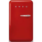Smeg FAB10LRD5 55cm Fridge with Icebox Left Hand Hinge, Red