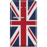 Smeg FAB10RDUJ5 55cm Fridge with Icebox Right Hand Hinge, Union Jack