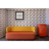 Smeg FAB10ROR5 55cm Fridge with Icebox Right Hand Hinge, Orange