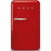 Smeg FAB10RRD5 55cm Fridge with Icebox Right Hand Hinge, Red