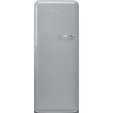 Smeg FAB28LSV5 60cm 50s Style Left Hand Hinge Fridge with Icebox, Silver