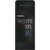 Smeg FAB28RDBB5 60cm 50s Style Right Hand Hinge Fridge with Icebox, Black