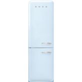 Smeg FAB32LPB5UK 60cm 50s Style Left Hand Hinge Fridge Freezer, Pastel Blue