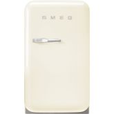 Smeg FAB5RCR5 40cm Small 50s Style Right Hand Hinged Minibar, Cream