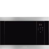 Smeg FMI320X2 20 Litre Built In Microwave with Grill in Stainless Steel