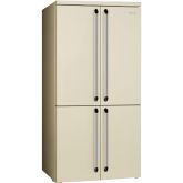Smeg FQ960P5 90cm Victoria Four Door Fridge Freezer, Cream