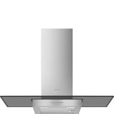 Smeg KBT900VE 90cm Chimney Hood, Stainless Steel & Glass