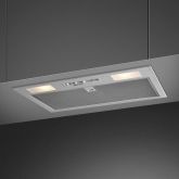 Smeg KI52E3 52cm Canopy Hood, Silver Grey