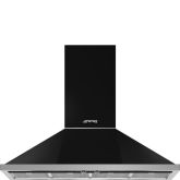 Smeg KPF12BL 120cm Portofino Chimney Hood, Black