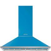 Smeg KPF12T 120cm Portofino Chimney Hood, Turquoise