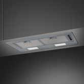 Smeg KSG70E 73cm Canopy Hood, Silver