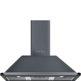 Smeg KT100GRE 100cm Victoria Chimney Hood, Slate Grey