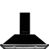 Smeg KT110BLE 110cm Victoria Chimney Hood, Black