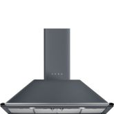 Smeg KT110GRE 110cm Victoria Chimney Hood, Slate Grey