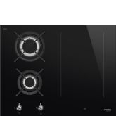 Smeg PM3643D 65cm Classic Mixed Fuel Hob 2 Gas Burners 1 Induction Multizone
