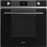 Smeg SF6101TVN1 Linea Single Oven, Black