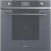 Smeg SFP6101TVS1 60cm Linea Pyrolytic Multifunction Single Oven in Silver