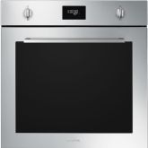 Smeg SFP6401TVX1 60cm Cucina Pyrolytic Single Oven in Stainless Steel