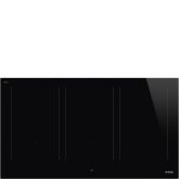 Smeg SIM3964D 90cm Induction Hob AutoVent 2.0, Black