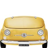 Smeg SMEG500G 50s Retro Style FIAT 500 Refrigerator, Yellow