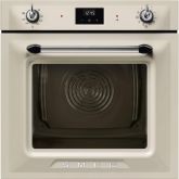 Smeg SOP6900TP 60cm Victoria Pyrolytic Single Oven, Cream