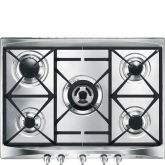 Smeg SR275XGH2 69cm Cucina Gas Hob, Stainless Steel