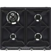 Smeg SR964NGH 60cm Victoria Gas Hob, Black